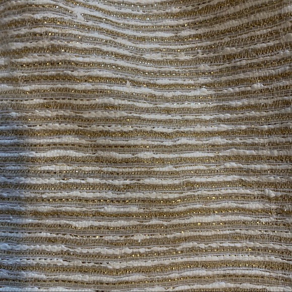 Jill Stuart Gold Shimmer Pencil Skirt NWT Sz 4 - Picture 4 of 5